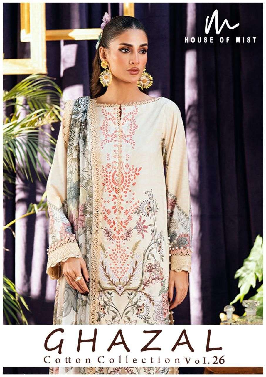 GHAZAL COTTON COLLECTION VOL - 26 BY HOUSE OF MIST